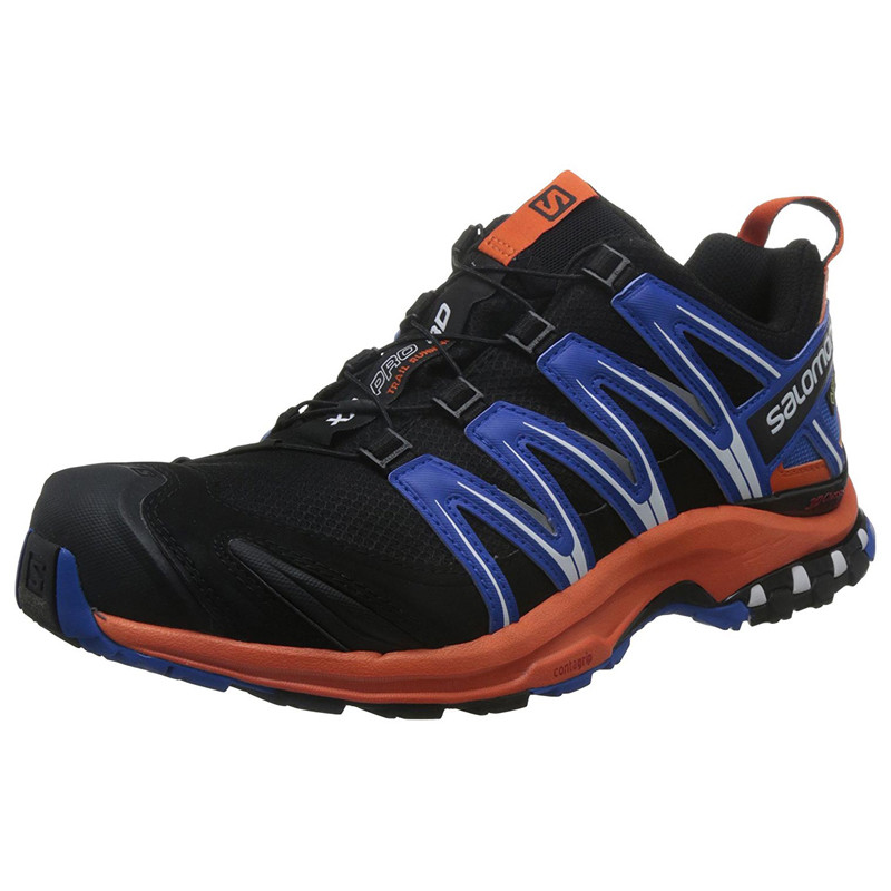 Sapato Salomon XA PRO 3D GTX Preto / Azul / Laranja