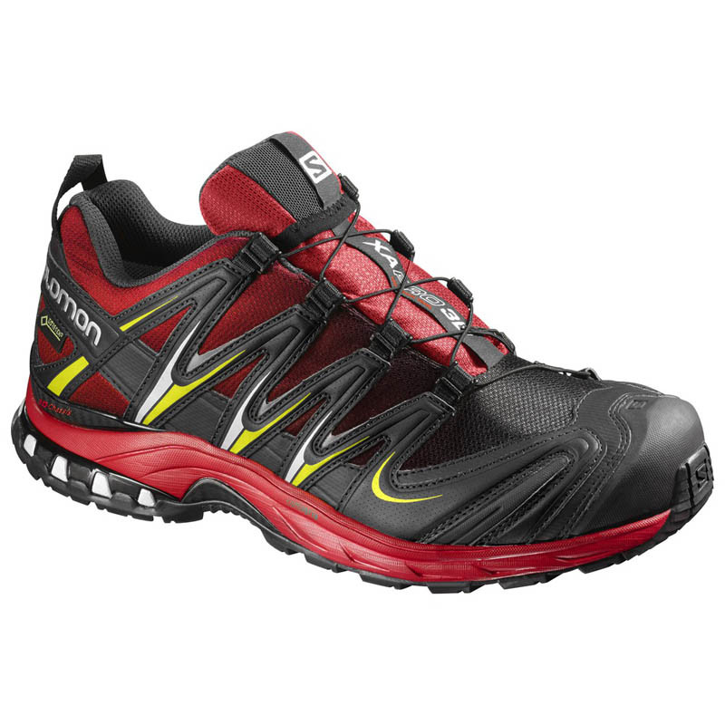 Sapato Salomon XA PRO 3D GTX Preto / Vermelho