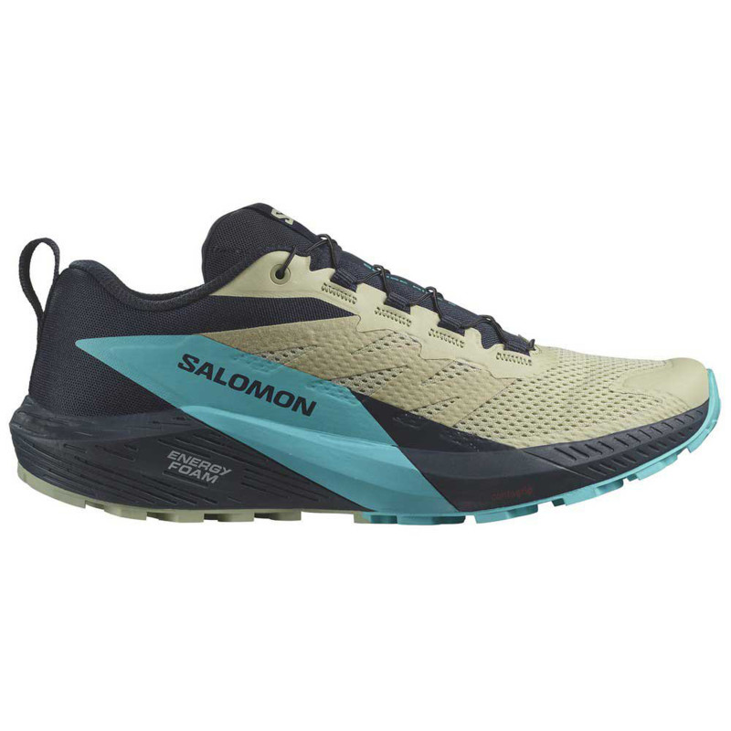 Sapato Salomon Sense Ride 5 Azul/Bege