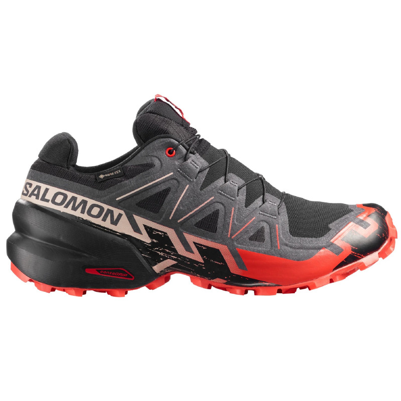 Zapatilla Salomon Speedcross 6 GTX Preto/Rojo