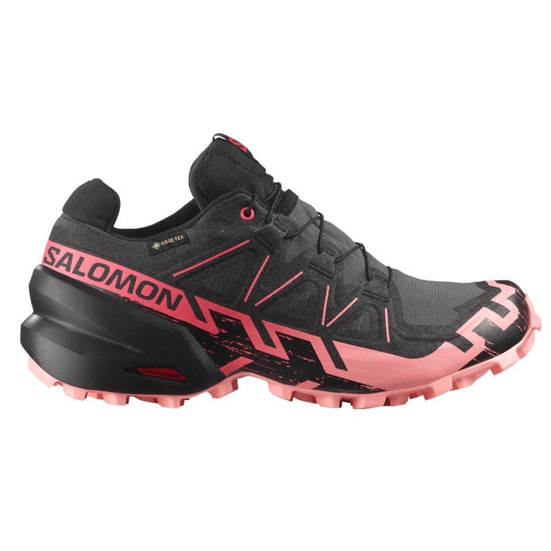 Zapatilla Salomon Speedcross 6 GTX W Negro/Rosa Fucsia