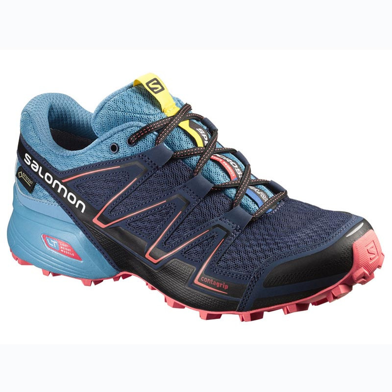 Tênis Salomon Speedcross Vario GTX W Marinho / Azul / Rosa