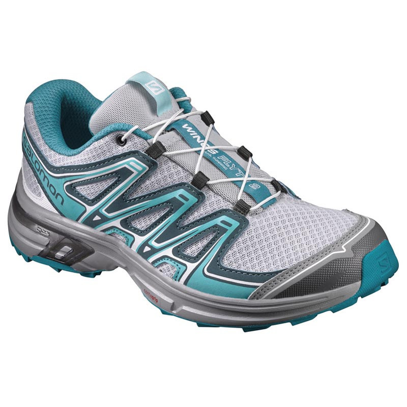 Sapato Salomon Wings Flyte 2 W Cinza / Turquesa