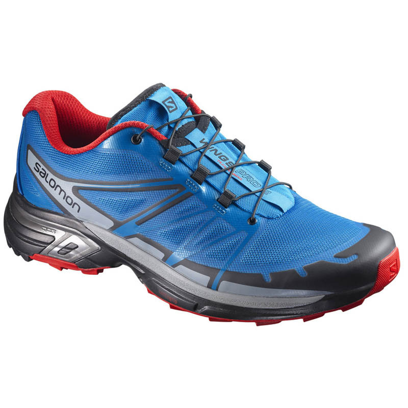 Sapato Salomon Wings Pro 2 Azul / Vermelho