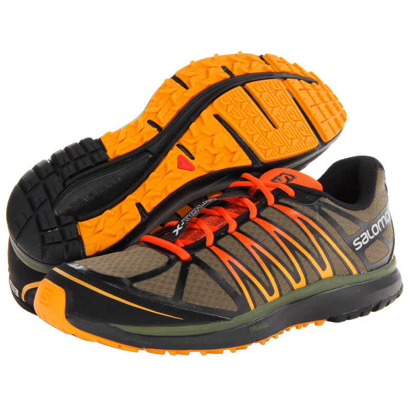 Sapato Salomon X-Tour Kaki / Preto / Laranja