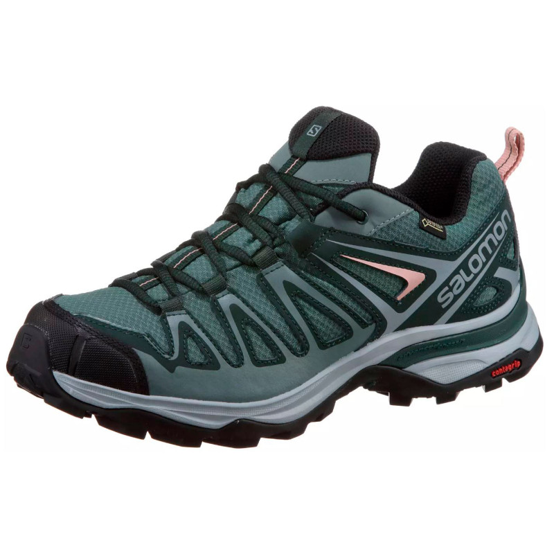 Sapatos Salomon X Ultra 3 Prime GTX W Verde / Preto