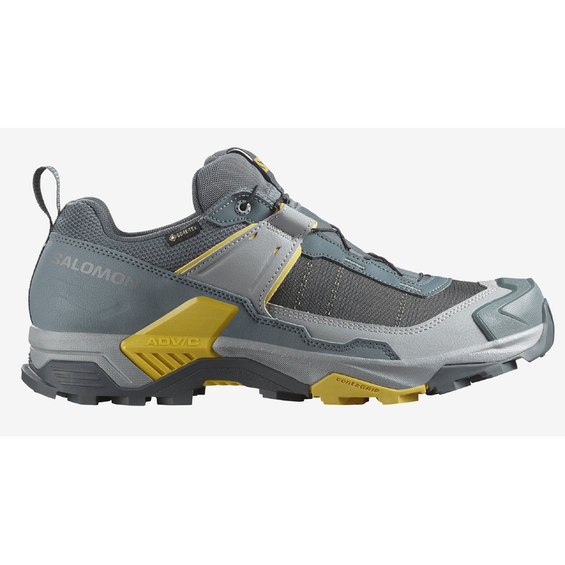 Tênis de corrida Salomon X Ultra 5 GTX cinza/mostarda