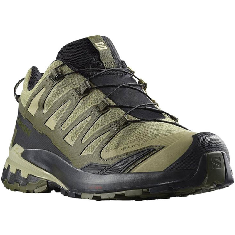 Tênis de corrida Salomon XA Pro 3D V9 GTX verde oliva
