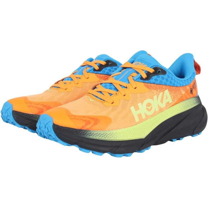Tênis Hoka Challenger ATR 7 GTX Laranja/Azul/Preto