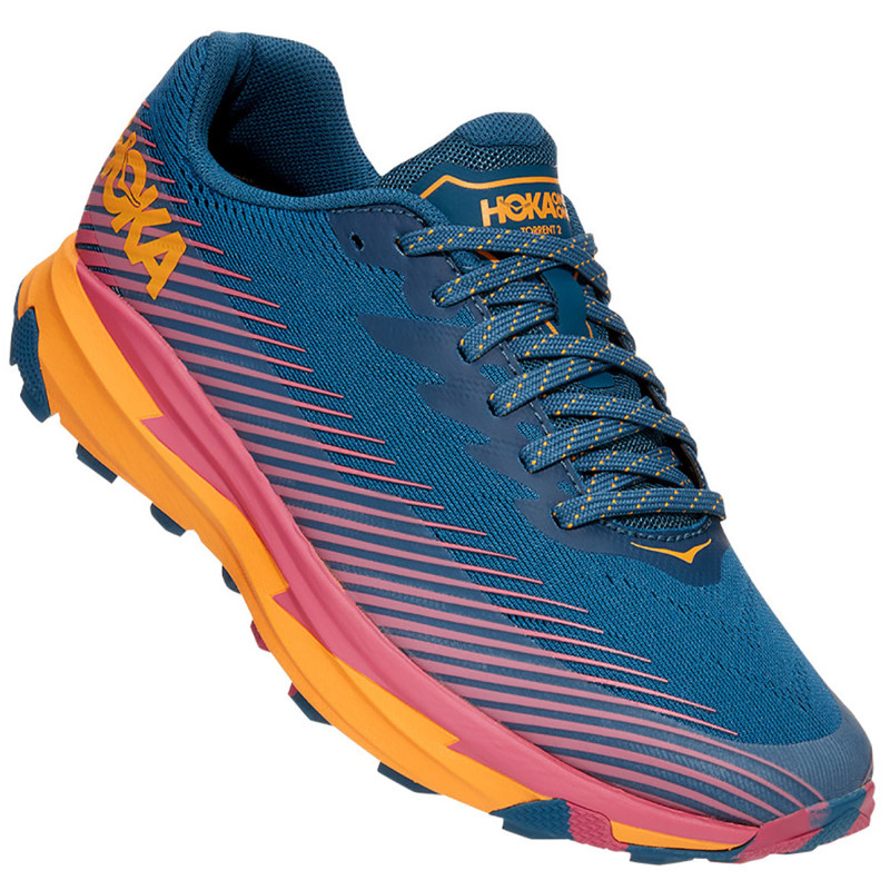 Sapatos Hoka Torrent 2 W Azul / Fúcsia