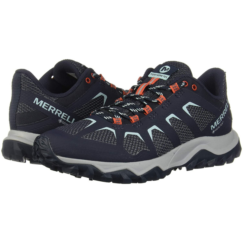 Tênis Merrell Fiery GTX W Azul / Coral