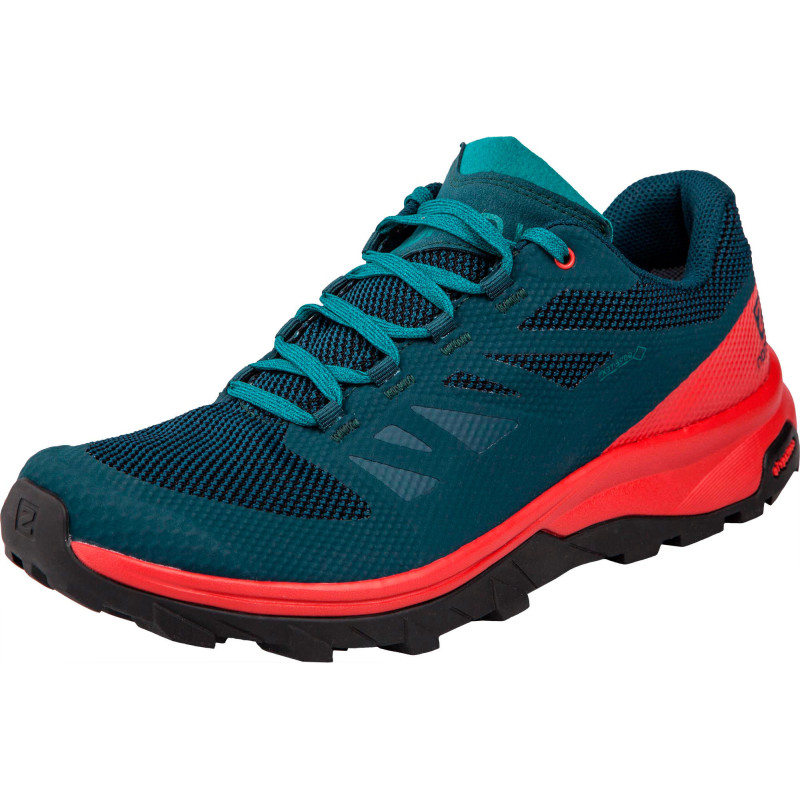 Sapatos Salomon Outline GTX Verde / Vermelho