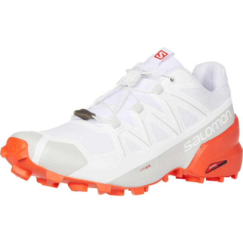 Salomon Speedcross 5 Sapatos Branco / Laranja