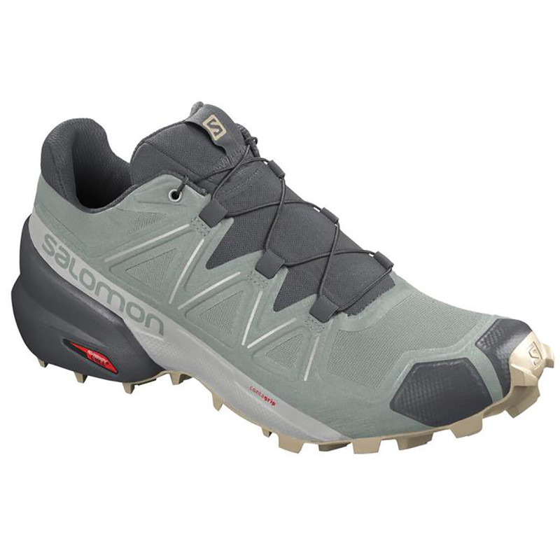 Sapatos Salomon Speedcross 5 cinza esverdeado