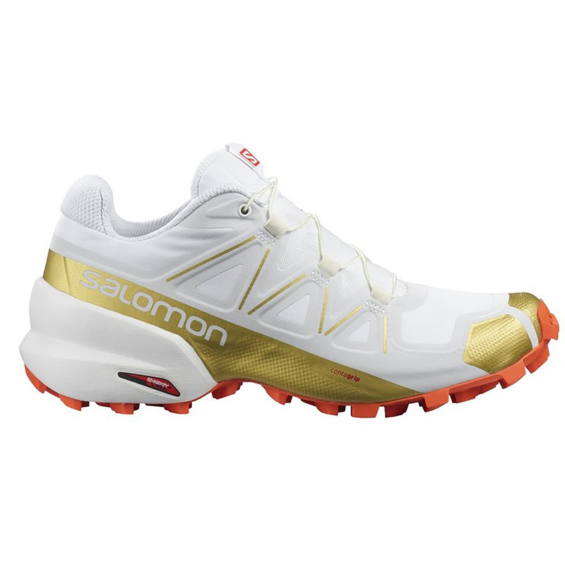 Tênis Salomon Speedcross 5 LTD Branco / Dourado