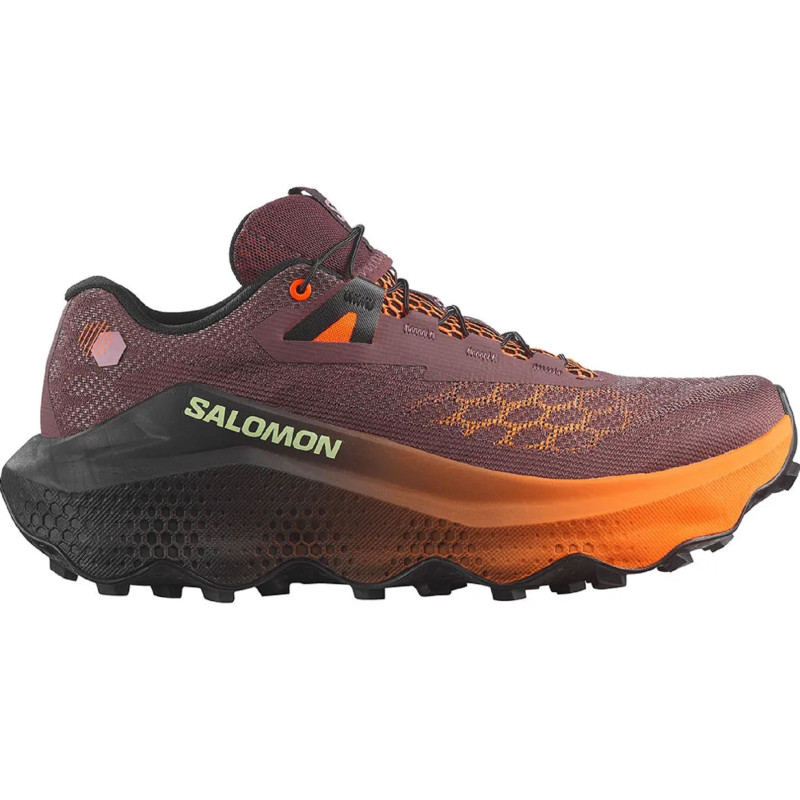Zapatillas Salomon Ultra Glide 4 W Granate/Naranja