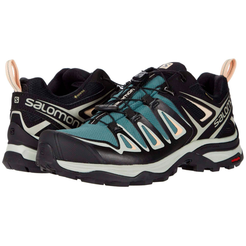 Sapatos Salomon X Ultra 3 GTX W Verde / Preto / Creme