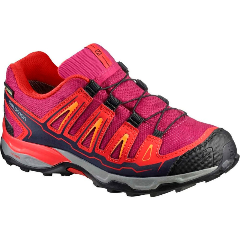 Salomon X Ultra GTX J Fúcsia / Sapatos Vermelhos