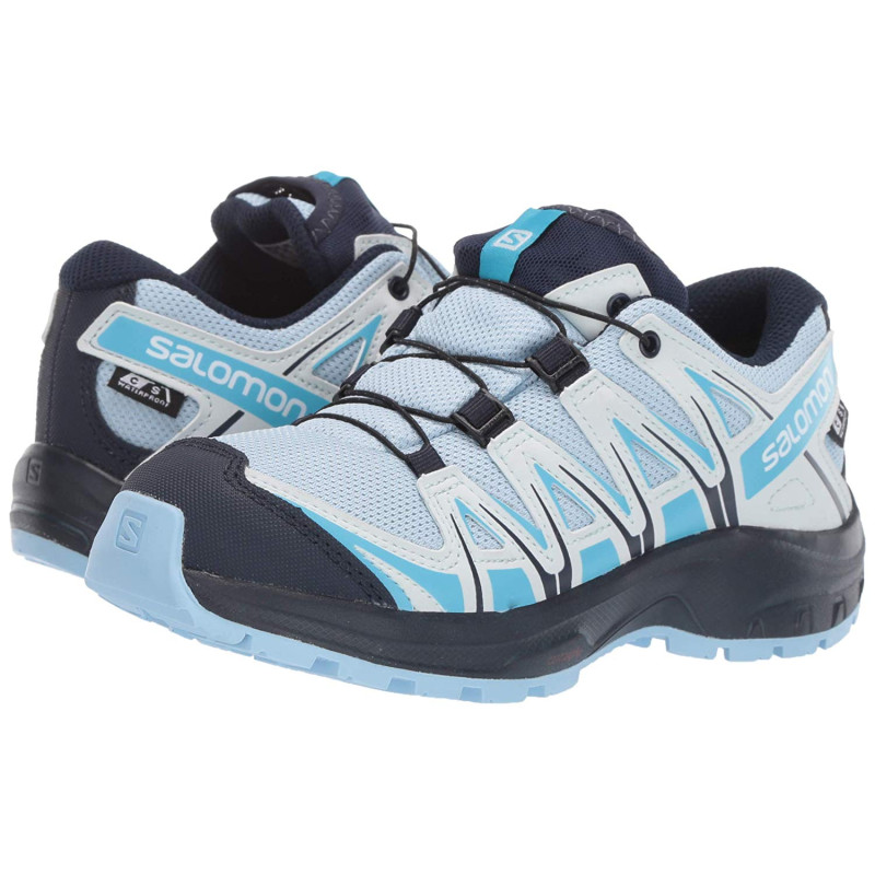 Sapatos Salomon Xa Pro 3D CSWP J azul celeste / preto