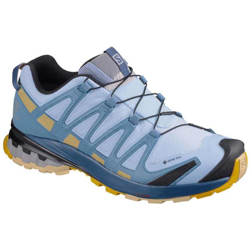 Sapatos Salomon XA PRO 3D GTX V8 W azul / mostarda