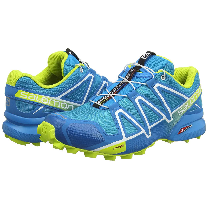 Salomon Speedcross 4 Sapatos Azul / Branco / Lima