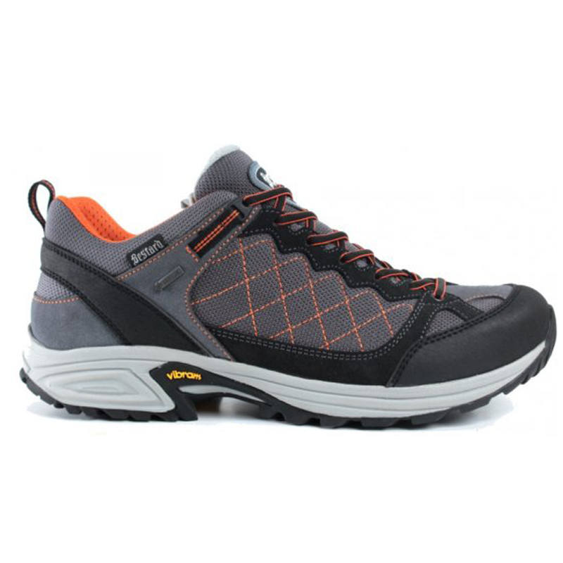 Bestard GTX Speed Hiker Sapato baixo cinza / laranja