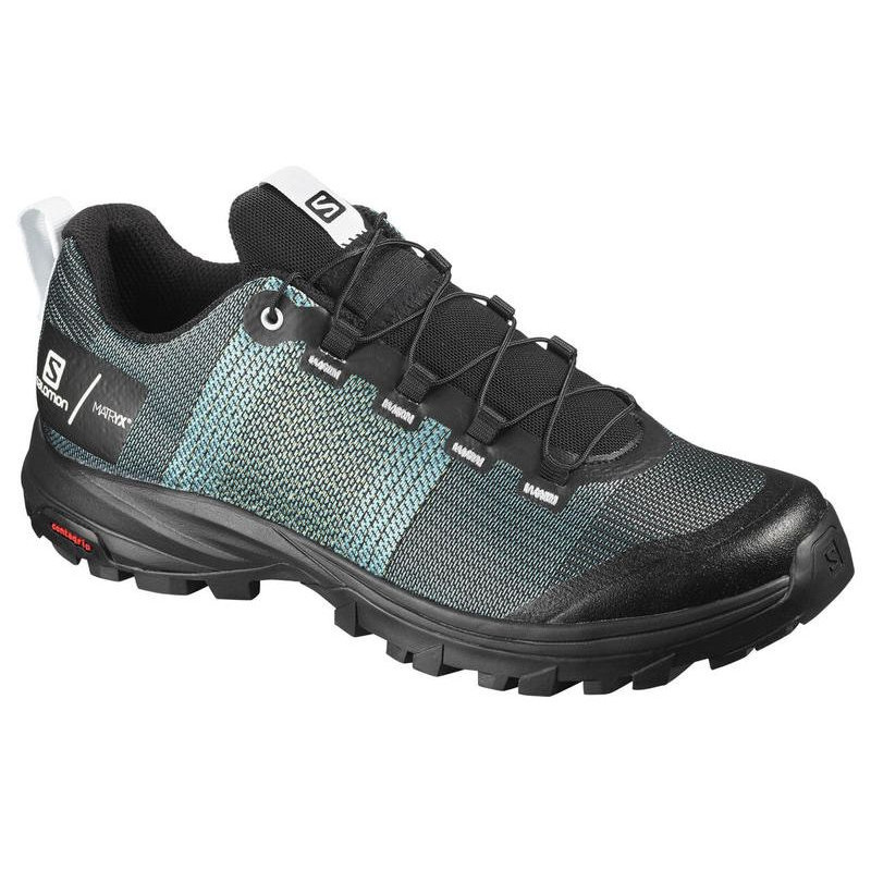 Sapato Salomon Out / Pro W Preto / Turquesa