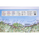 Mapa roll-up do Caminho de Santiago 66 x 24 cm