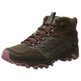 Bota Merrell Moab FST Mid GTX W marrom / rosa