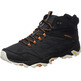 Bota Merrell Moab FST Mid GTX preta / laranja