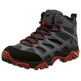 Botas Merrell Moab Mid GTX cinza / preto / vermelho