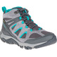 Botas Merrell Outmost Mid Vent GTX cinza / turquesa