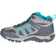 Botas Merrell Outmost Mid Vent GTX cinza / turquesa