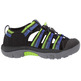 Keen Newport H2 todas as sandálias preto / azul / verde