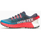 Sapato Merrell Agitily Peak 4 GTX azul/vermelho