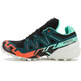 Tênis de corrida Salomon Speedcross 6 GTX W Preto/Verde/Vermelho