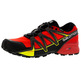 Sapato Salomon Speedcross Vario 2 GTX Vermelho / Cinza / Amarelo