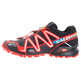 Sapatos Salomon Spikecross 3 CS Preto / Vermelho / Branco